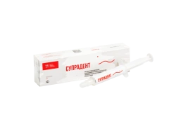 SUPRADENT material dental lining material fluoride fluoride based on calcium hydroxide, paste 7 g
