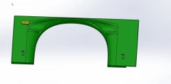 5299-372-5400526-05 CB Right rear arch panel assembly