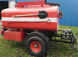 Semi-trailer-tank (slurry tanker trailer) tractor PPTS-(1-5)BP