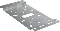 CLM50D-MPG-340-12-HDZ Horizontal mounting plate 174x340mm HDZ IEK