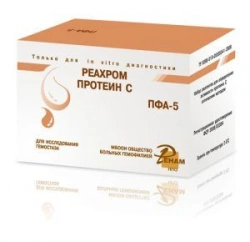 Reagent kit for determination of protein C activity by optical method (Reachrom - protein C) according to TU 9398-019-05595541-2