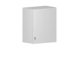 Hinged kitchen cupboard