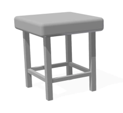 Wooden stool with soft seat for household TV-BTMS-5.30.01