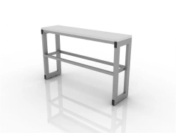 Metal side table