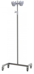 SW-01-"MSC"(MSC-5319) Medical infusion rack, stainless steel, on wheels, stackable