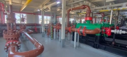 Pumping station for oil pumping