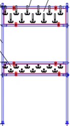 Metal coat rack / wardrobe