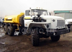 Tank truck for transportation of food liquids (technical water) ??? type 5670D8-20 on chassis Ural 6370-1151