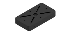 Insert made of composite polymer material PC-10 of the support slider of the superstructure for bogies of passenger cars PC