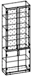 Document cabinet TV-ASHD-2.25.01