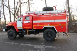 Fire tanker AC 4,0-40 (43206), type 4344C4, on chassis Ural 43206-1151-61, 43206-1151-71