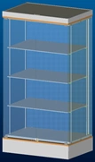 Showcases vertical type VO