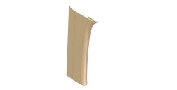 Front partition panel internal centre front.