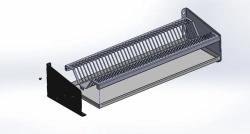 Wall shelf for plates