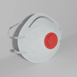 Personal respiratory protection equipment against aerosols Respirator of trade mark UFR. UFR 312 V protection class FFP3