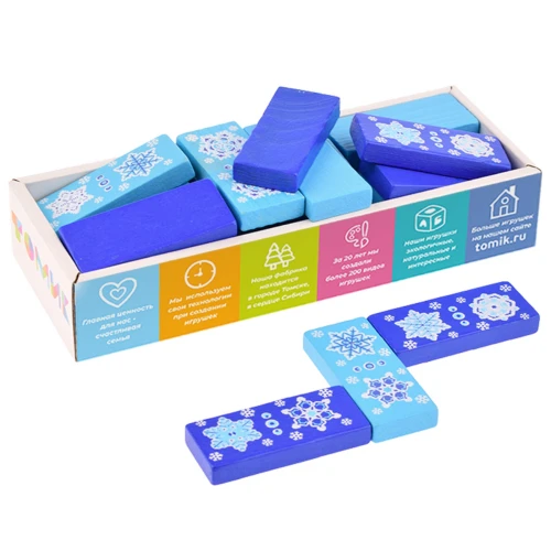 Snowflake Dominoes (28 Pieces) - Model 1-60