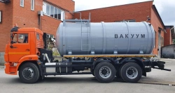 Vacuum tank truck MV/MV-OD/MVS , combined tank truck 4671M3-40 on chassis Kamaz-65115-RS