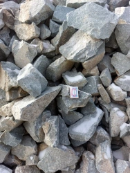 Crushed stone from rocks for gabions of fraction from 125 mm to 250 mm