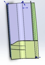 5299-401-7800100 SB Front partition wall