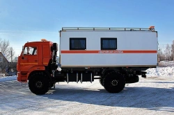 Workshop truck model 574207 on chassis KAMAZ-43502-D5