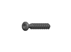 Spongy screw Ø4 mm, length 10 to 70 mm, spacing 2 to 5 mm, article number 22.15.XX