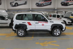 Vehicle for transport of medical team and patients ("Medical Service") mod. NV1S0M on the basis of LADA NIVA , type 2.