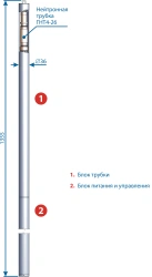 Small-size gas-filled neutron tube generator ING-08