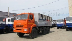 Special bus, UZST brand, type UZST08, modification 5861-28 on KAMAZ 43118-A5 chassis