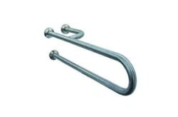 Fixed semi-circular handrail with three points of support right 15048.RUS