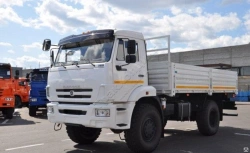 Flatbed truck KAMAZ-43502-L6