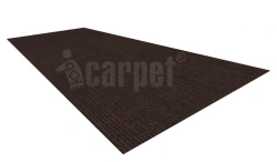 Moisture absorbent icarpet Ribbed 120x300 mocha floor mat
