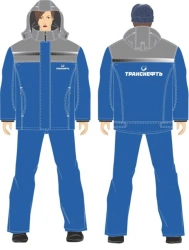 Women's off-season jackets for employees of Transneft organisations, commodity codes KM for protection against general industria