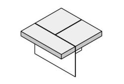 Conference table module. Glass.Go" furniture set