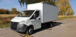 Trucks with technically additional gross vehicle weight less than 3.5 tonnes, type 2788 modification 278856 on the basis of GAZe