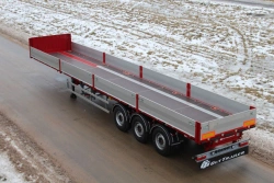 Semi-trailer flatbed three-axle, modification FSA-453B