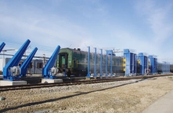 Mobile (collapsible) car washing complex with treatment facilities and water recycling and water treatment system for
