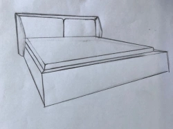 Double bed "Lounge" model