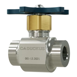 Shut-off needle valve CADUCEUS