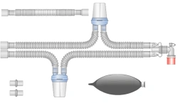 Respiratory devices for joint use with anaesthetic and resuscitation equipment, version: p