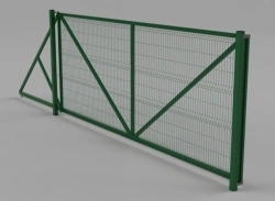 3D sliding gate URAL 150 Zn in PP
