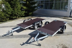 Trailer platform with power plant (mobile power station) type 71123 modification 711236; two-axle, four-axle