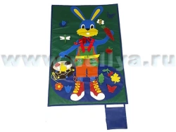 Didactic mat "Hare with a bow" "Nellia"