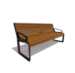 Bench "Milan" with armrests article 76073
