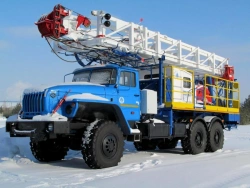 Lift unit for well repair and drilling "APRS-40" on chassis Ural-4320-1951-62, Ural-4320-1951-60, Ural-4320-1951-70, Ural-4320-1