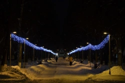 Sphere light garland