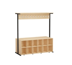 Cloakroom system (coat rack, shoe rack), model: B120