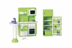 Kitchen "Confetti". Green