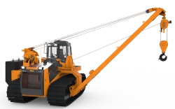 Pipe-laying crane TG12.25 (Complete with YAMZ engines)