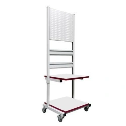 Special furniture, including antistatic and cleanroom furniture of the trade mark "GRESSON": Universal undercarriage rack