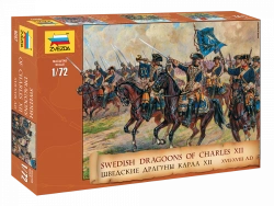 Assembled model "Swedish Dragoons of Charles XII"
